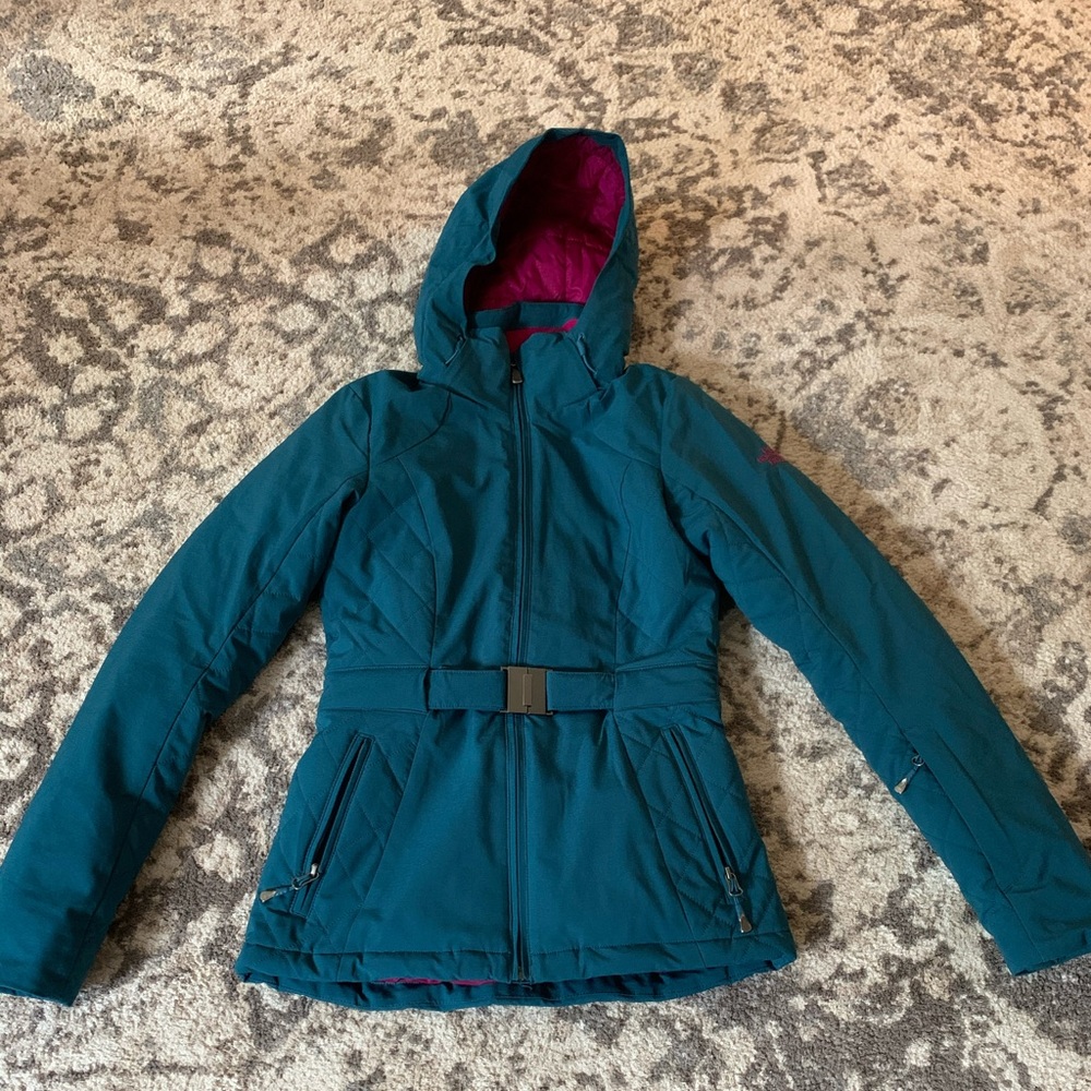 Xs teal Northface winter coat